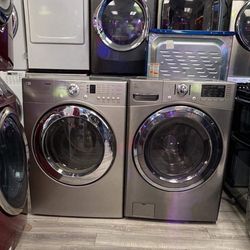 LG Washer And Gas Dryer Set For $745u