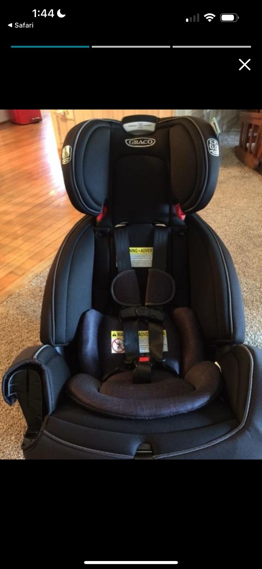 Graco Grows4Me in Car Seat, Convertible Infant to Toddler Car