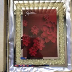 Oleg Cassini Crystal Diamond Picture Frame