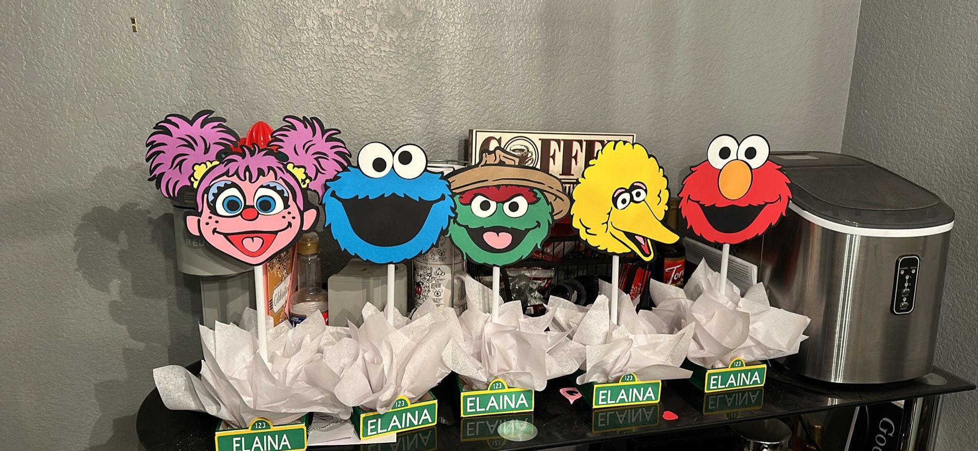Seasame Street Center Pieces 