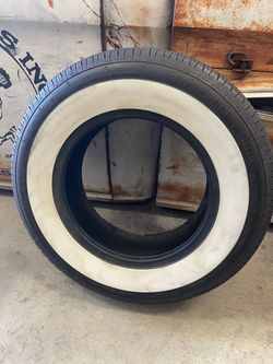 One tire whitewall 205/75r15 radial
