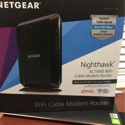 Netgear Nighthawk AC1900 Cable ModemRouter
