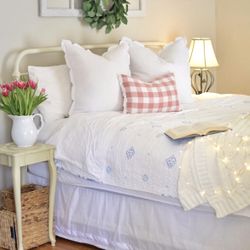 King Mattress, Box Spring, Frame & Topper 