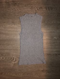 Forever 21 Ribbed mock neck top