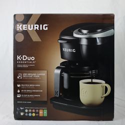 Keurig K-Duo Single Serve K-Cup Pod & Carafe Coffee Maker (Black)