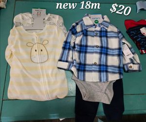 New baby boy 18m sets