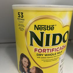 Nestle Nido Fortificada 53 servings 3,52 lbs each can 2 x $37