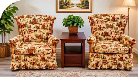 Vintage chairs ,super nice