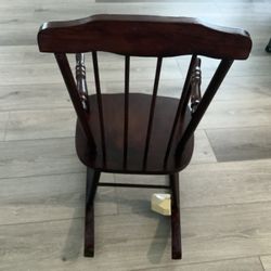 Wood Child’s Rocking Chair