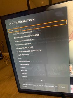50 Inch Onn VIZIO TV
