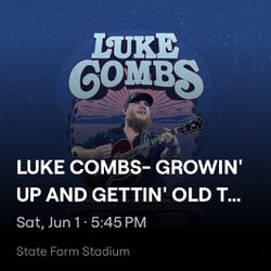Luke Combs, 2 Tickets, Saturday 6/1