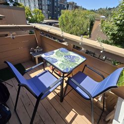 Patio Chairs And Table 