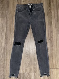 Gray & Faded Black Jeans