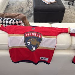 Official Florida Panthers Youth 4/7 Jersey / Jerseys 