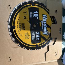 10 Inch Table Saw Blade, 24T Carbide-Tipped 5/8 Arbor, Precision Cut Thin Kerf Ripping Saw Blade for  Softwood/Plywood | Fine Finishing | Compatible w