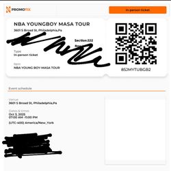 NBA YOUNGBOY TICKETS