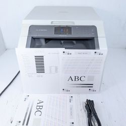 Brother HL-3180CDW Wireless Color All-in-One Laser Printer Pg Ct #3221 New Toner