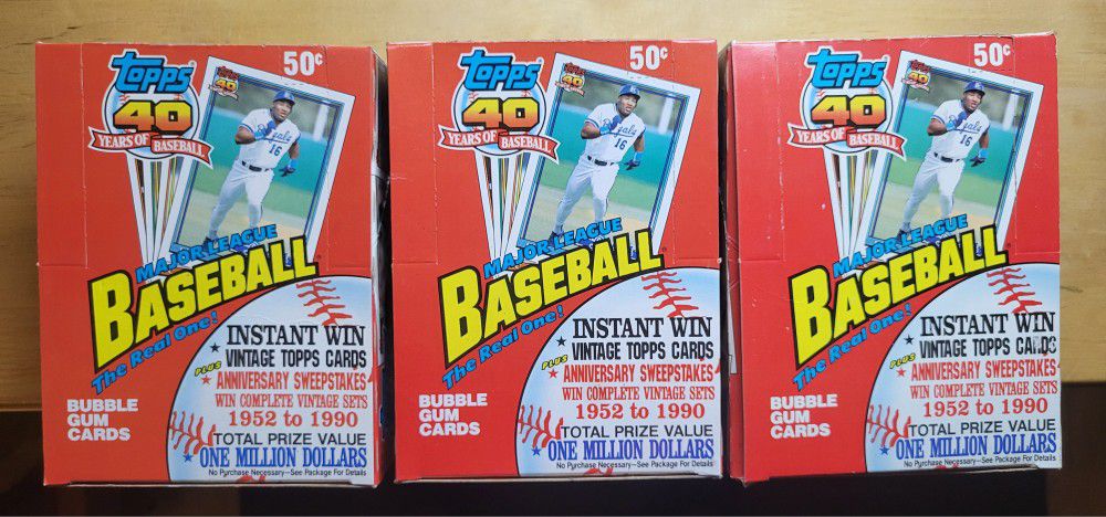 1991 Topps Baseball Boxes***Open Boxes Sealed Packs***