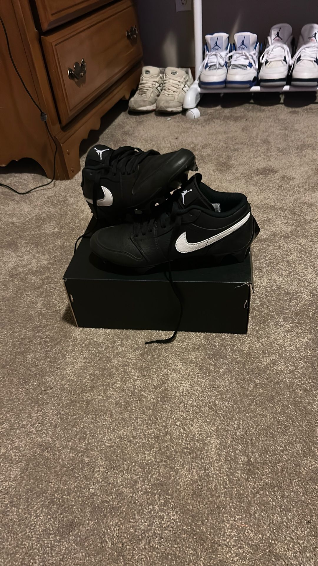 Air Jordan Football Cleats Size 9