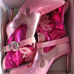 Azalea Wang Cowboy Boot Heels Size 7