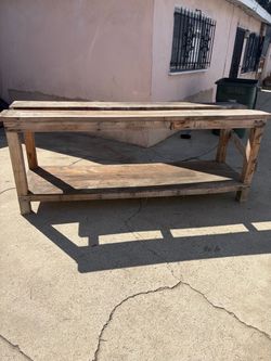 Wood table