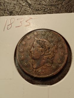 1835 large cent
