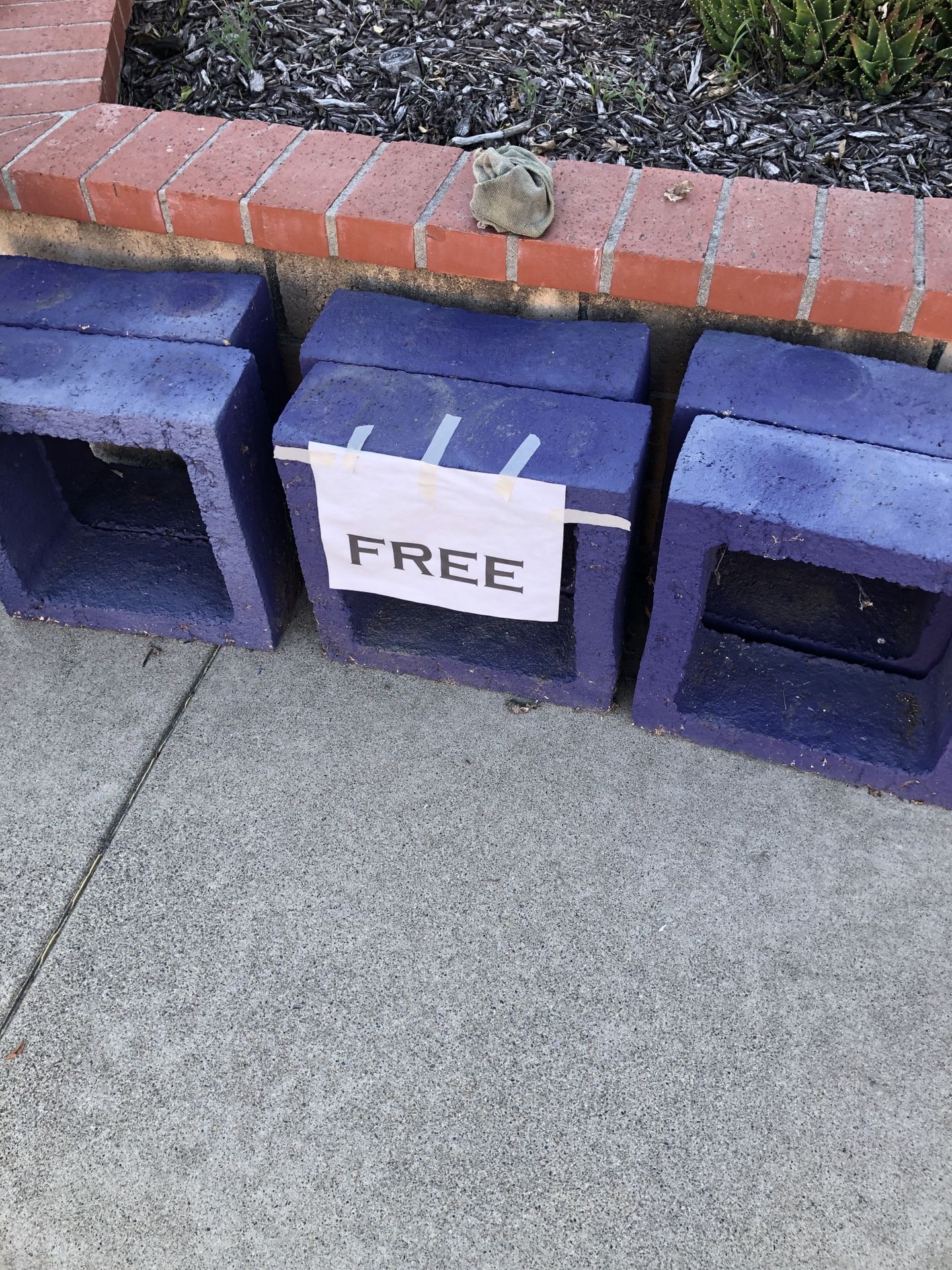 Free Concrete Cinder Blocks
