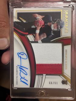 Desmond Ridder Immaculate Collection Rookie Auto Patch Card /99