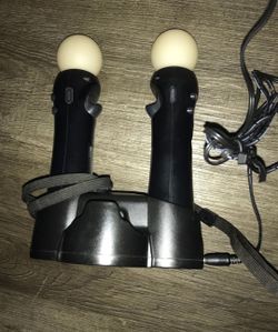 PS3 move controllers + Charging station
