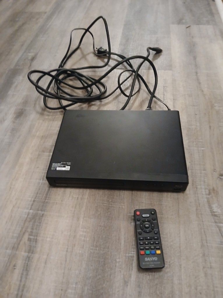 Sanyo Blu-ray Disc Player  with Remote 