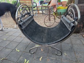 Wrought Iron Folding Log Firewood Holder