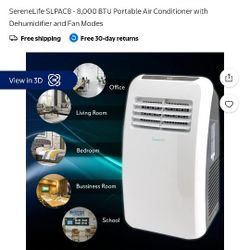 Serenelife 8000 BTU Air Conditioner 