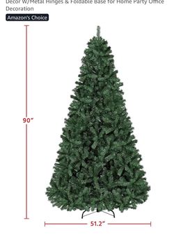 🎄 7.5ft Artificial Christmas Spruce Tree (Premium Unlit) – Like New! 🎄