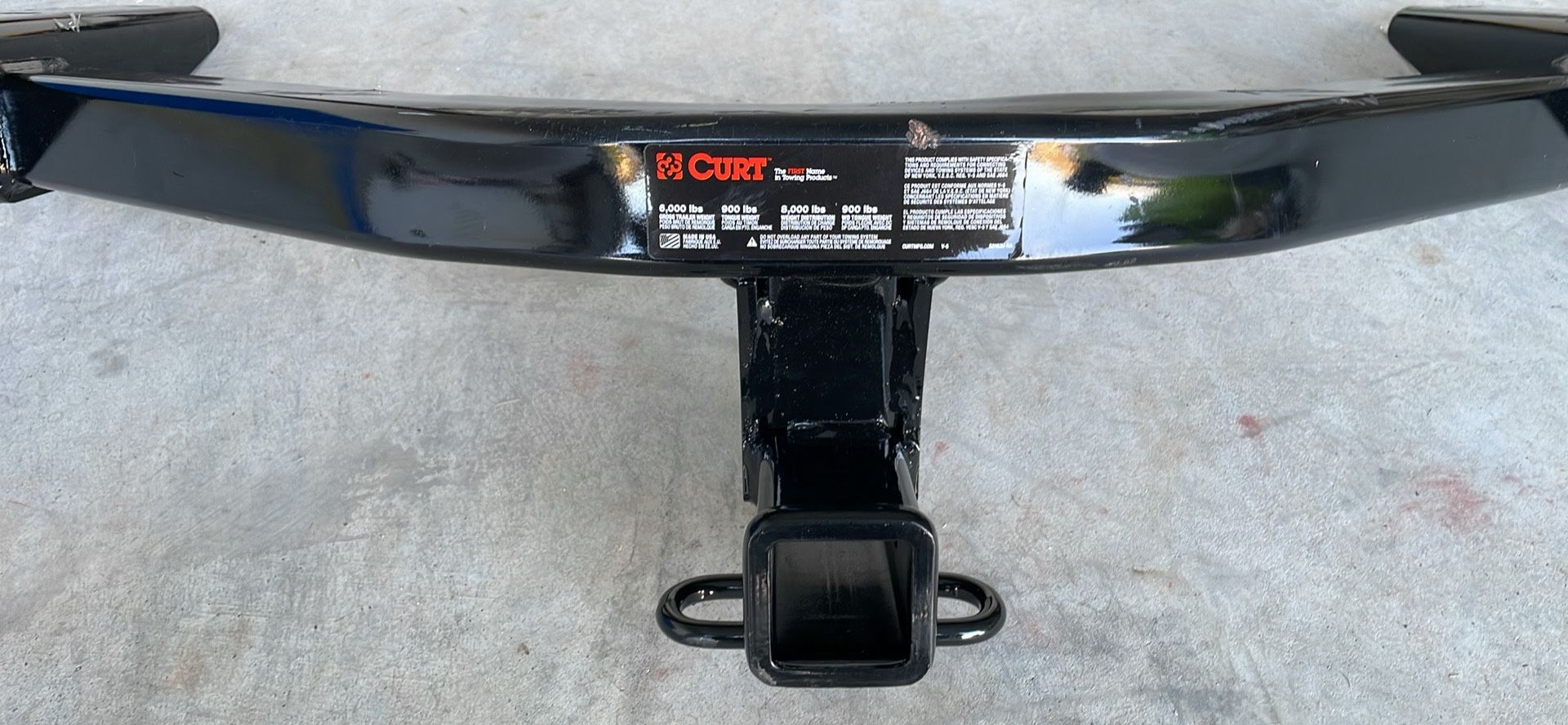 CURT 13146 Class 3 Trailer Hitch, 2-Inch Receiver, Fits Select Honda Pilot, Acura MDX