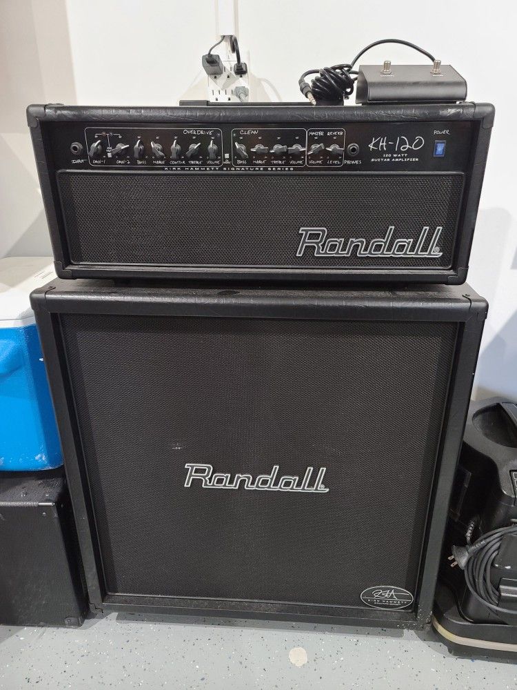 Randall KH120 Kirk Hammett Metallica Amplifier Guitar Half Stack