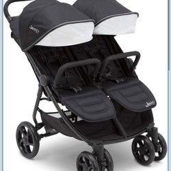 Jeep Destination Ultralight Side x Side Double Stroller, Midnight