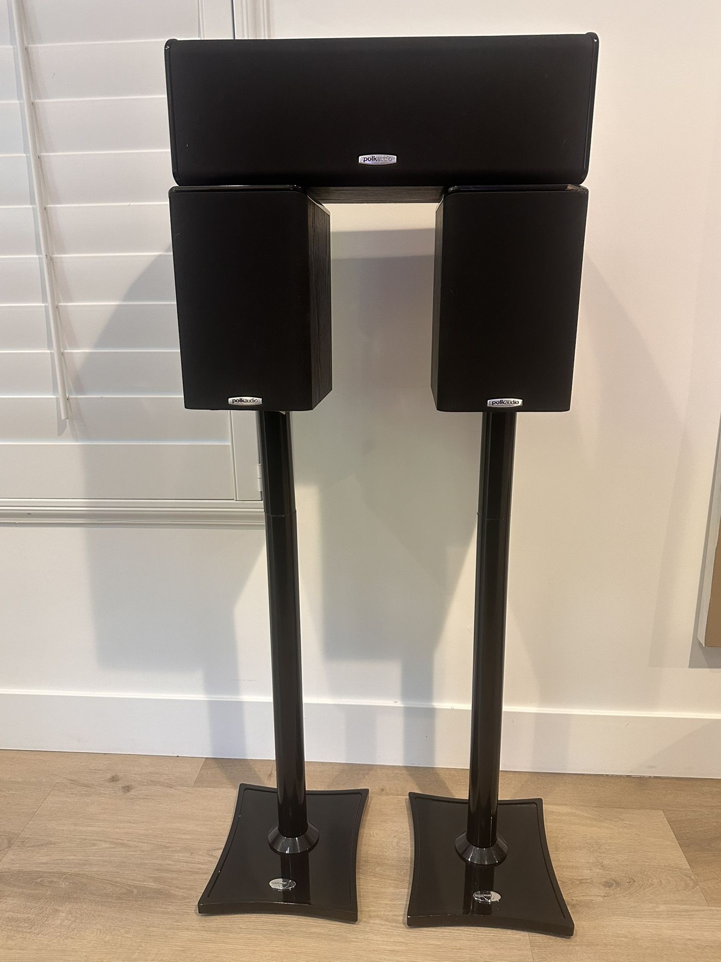 Polk Audio Speakers and Stands 