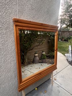 Solid Wood Mirror