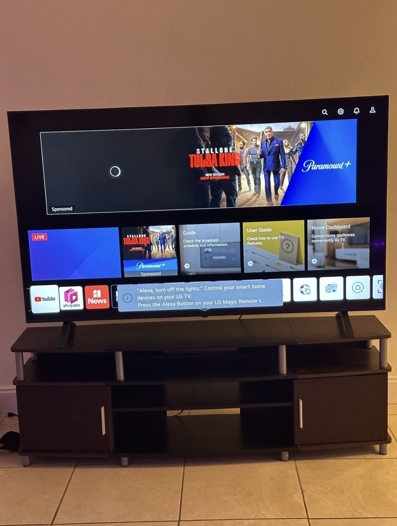 65 Inch Lg Smart Tv And Tv Stand