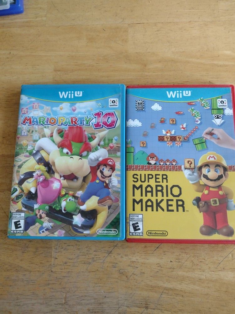 Nintendo Wii U Games $20 Each Complete Good Shape And Work No Offers No Trades 75th Ave Indian School Serious Buyers Only Please