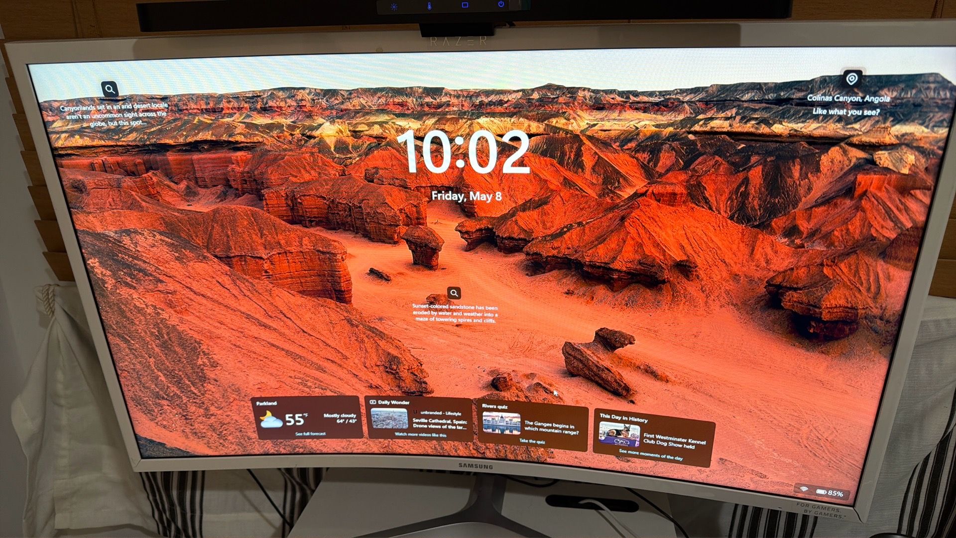 Samsung Curved Monitor 32”