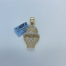 Diamond Basketball Pendant 