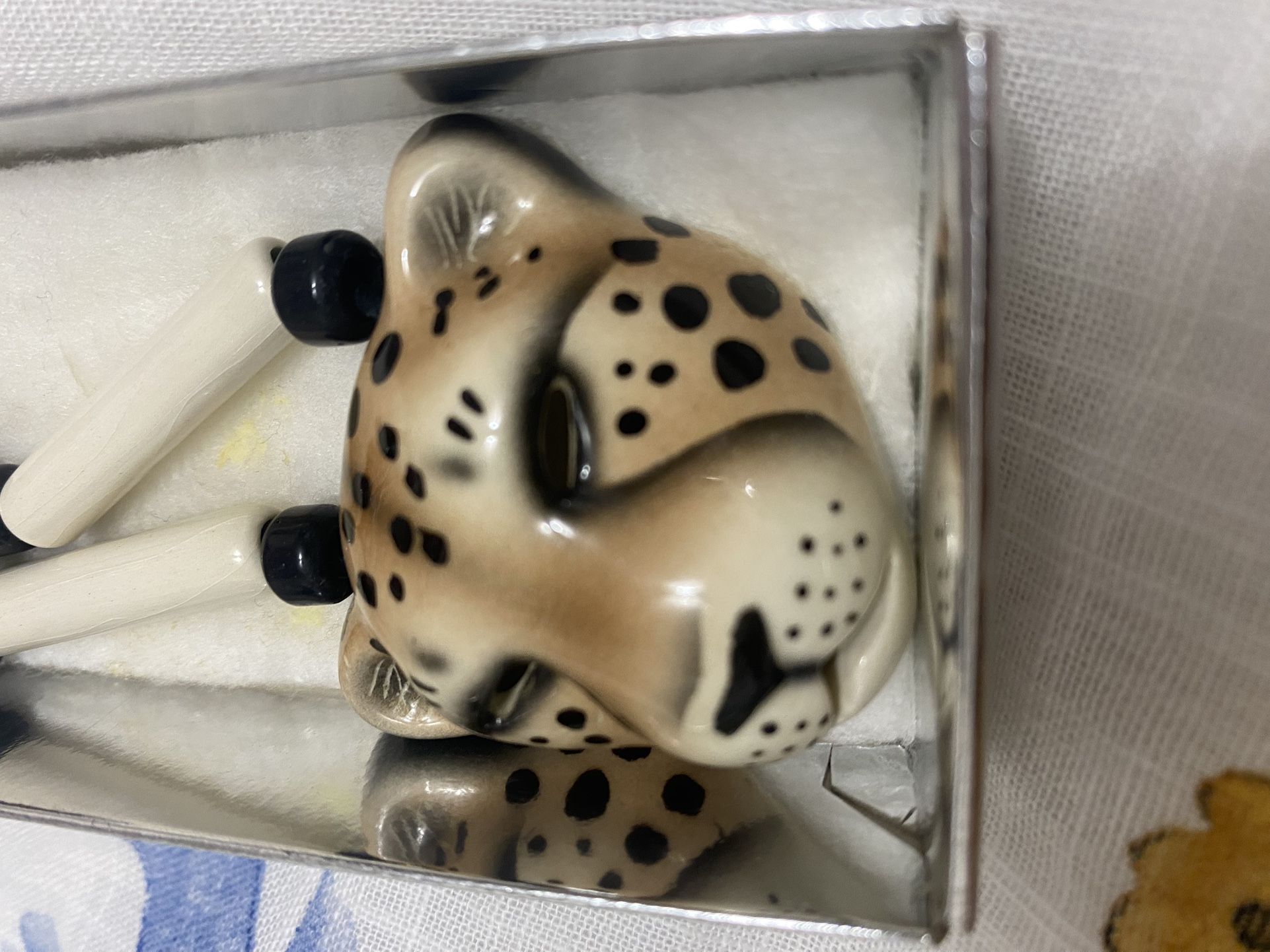 Porcelain Leopard Necklace 