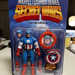 Marvel Legends Series Secret Wars Captain America 6-inch action figure. 