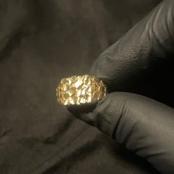 Gold Nugget Ring