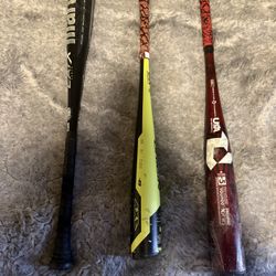 Baseball Bats USA USSSA -8 -5 Axe Demarini Marucci One Piece Alloy