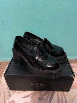 Platform Heeled Loafers