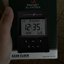 Azan Clock, Automatic Worldwide Digital Azan Prayer Sounds Muslim Prayer Clock for USA Home Decor 