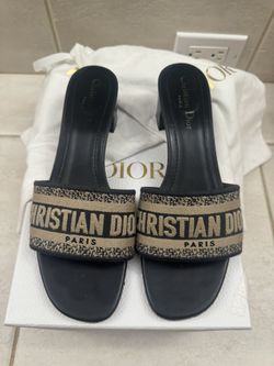 Authentic Christian Dior Dway Heeled Sandal