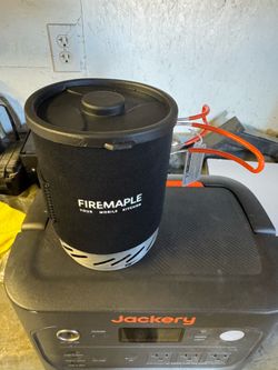 Brand new camp stove maple fire